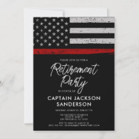 Party für das Ruhestand von Feuerwehren