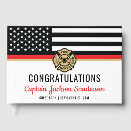 Party für das Ruhestand von Feuerwehren Gästebuch