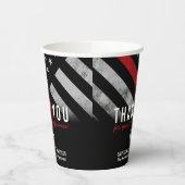 Party für das Ruhestand von Feuerwehren Pappbecher (Links)