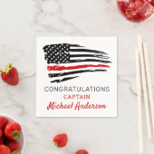 Party für das Ruhestand von Feuerwehrleuten mit dü Serviette (Beispiel)