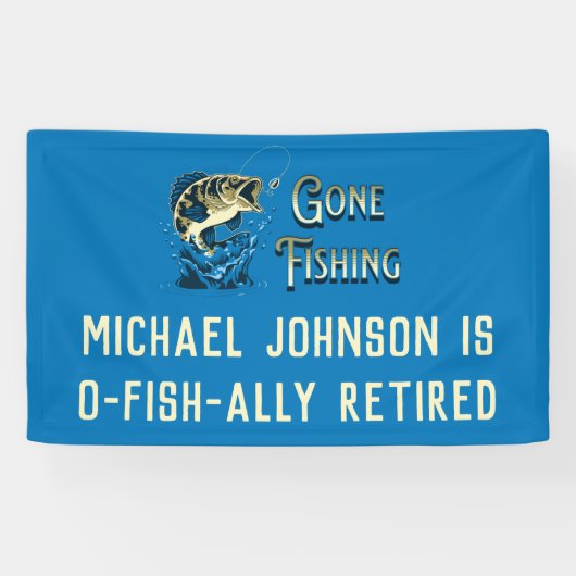 Party für das Ruhestand von Fischereifahrzeugen - Banner (Horizontal)