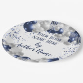 Party für das Signieren von Buchversionen Pappteller (Schrägansicht)