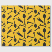 Party für das Straßenbauwerkzeug Geschenkpapier (Flach)