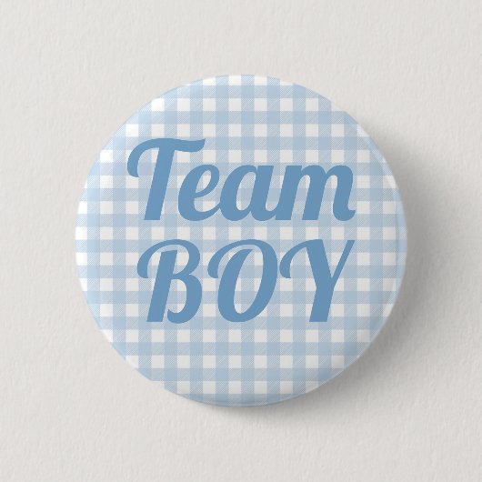 Party für das "Team Boy Blue Gender" Button (Vorderseite)