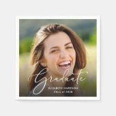 Party für das Überlagern von Fotos mit weißem Skri Serviette (Vorderseite)