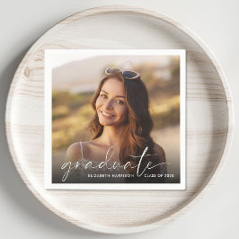 Party für das Überlagern von Fotos mit weißem Skri Serviette