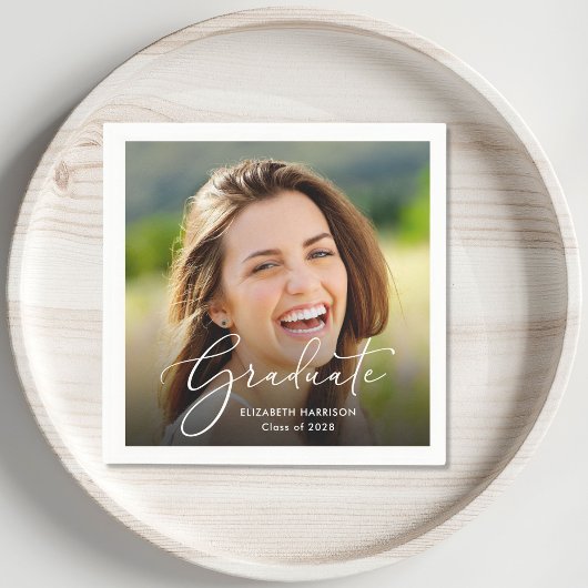 Party für das Überlagern von Fotos mit weißem Skri Serviette