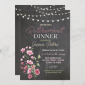 Party für das weibliche Alterseinkommen Rosa Bläse Einladung (Vorne/Hinten)