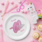 Party für das weibliche Baby Pappteller (Party)