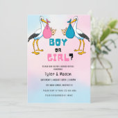 Party für das weibliche oder männliche Geschlecht Einladung (Stehend Vorderseite)