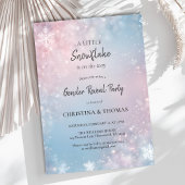 Party für das Wintergeschlechtsalter Einladung