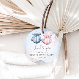 Party für das Wintergeschlechtsalter Geschenkanhänger