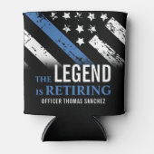 Party für das Zurückhalten der Flagge mit der blau Dosenkühler (Vorderseite)