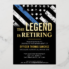 Party für das Zurückhalten der Flagge mit der blau Folieneinladung