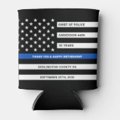 Party für das Zurückhalten von Polizeibeamten Thin Dosenkühler (Vorderseite)