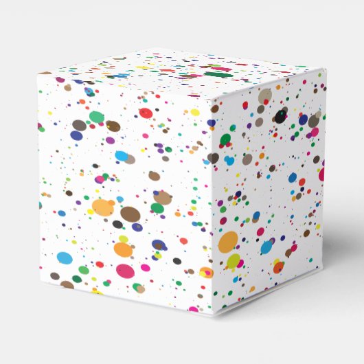 Party für den Anstrich von Spritzern Geschenkschachtel (Rückseite)