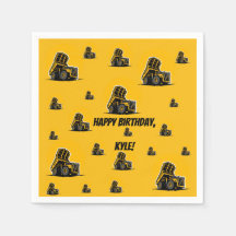 Party für den Bau von Dump Truck | Füge Deinen Nam