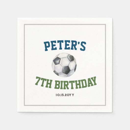 Party für den benutzerdefinierten Kindergeburtstag Serviette (Vorderseite)