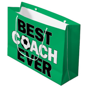 Party für den besten Trainer für Fußball Große Geschenktüte