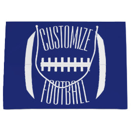 Party für den Fußball-Kundenname Große Geschenktüte