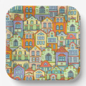 Party für den Haushalt Pappteller (Vorderseite)