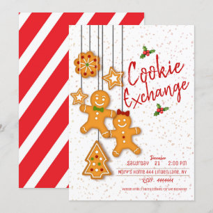 Party für den Holiday Cookie Exchange Einladung