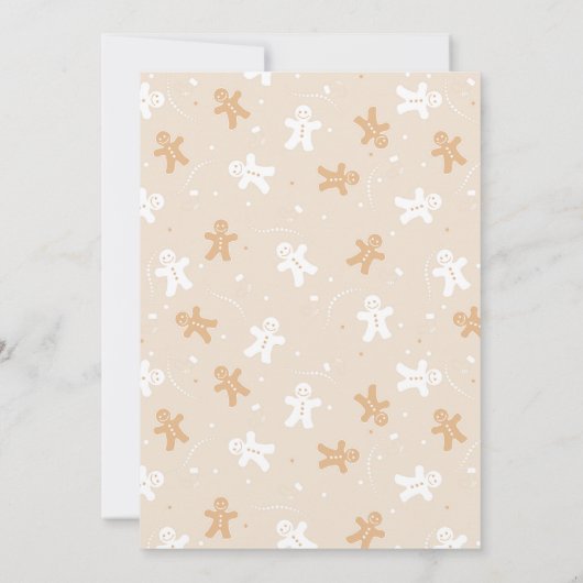 Party für den Holiday Cookie Exchange Einladung (Rückseite)