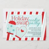 Party für den Holiday Cookie Swap Einladung (Vorderseite)
