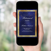 Party für den Ruhestand von Konfetti Einladung