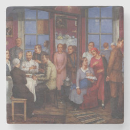 Party für den Umzug in ein neues Haus Steinuntersetzer