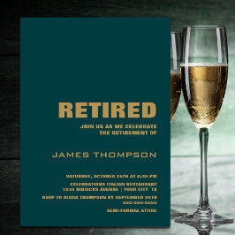 Party für die Altersversorgung Moderne, einfach Aq Einladung