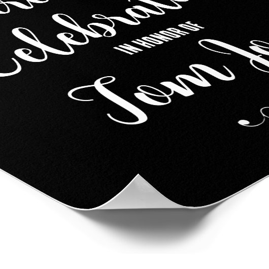 Party für die Altersversorgung Poster (Ecke)