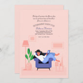 Party für die Altersversorgung von Frauen Einladung (Vorne/Hinten)