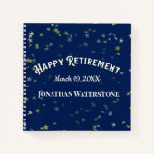 Party für die Altersvorsorge anmelden in Gästebuch Notizblock (Vorderseite)