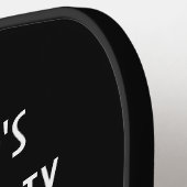 Party für die Altersvorsorge - Bier-Chefgeschenk Pickleball Schläger (Linke Seite)