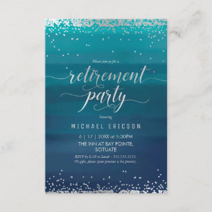 Party für die Altersvorsorge - Klein, elegant, ein Einladung