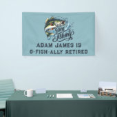 Party für die Aquakulturfischerei - Gone Fishing Banner (Messeveranstaltung)