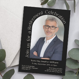 Party für die Artenruhe im Schwarzen Foto Einladung