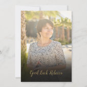 Party für die Aufnahme von Fotos in Collage Einladung (Rückseite)