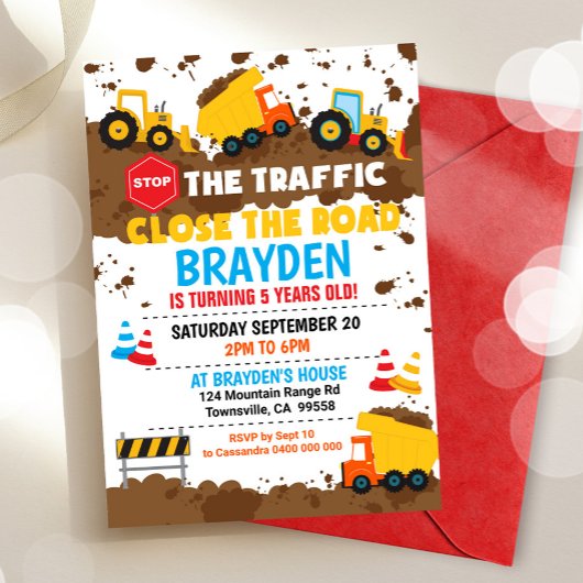 Party für die Baueinleitung Einladung