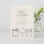 Party für die Beförderung im Ruhestand lädt zu Get Einladung (Stehend Vorderseite)