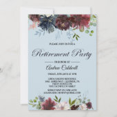 Party für die Belagerung von Burgund Flora Einladung (Vorderseite)