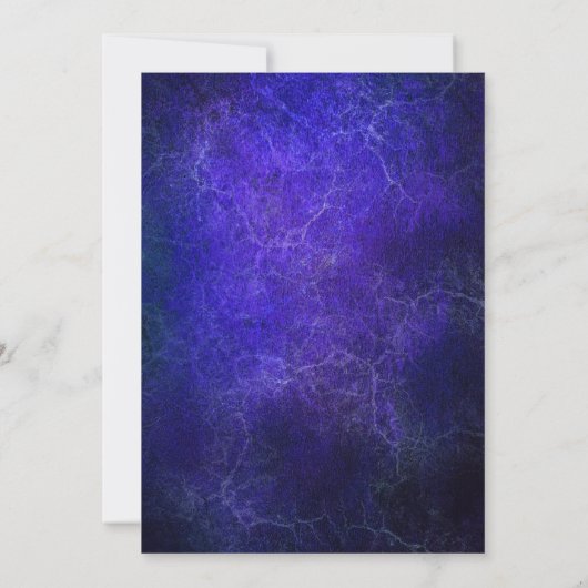 Party für die Beleihung von Navy Blue und Gold Einladung (Rückseite)