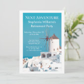 Party für die Bestimmung des Bestimmungsortes Grie Einladung (Stehend Vorderseite)