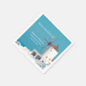 Party für die Bestimmung des Bestimmungsortes Grie Serviette (Ecke)