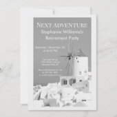 Party für die Bestimmung des Ruhestands Griechisch Einladung (Vorderseite)