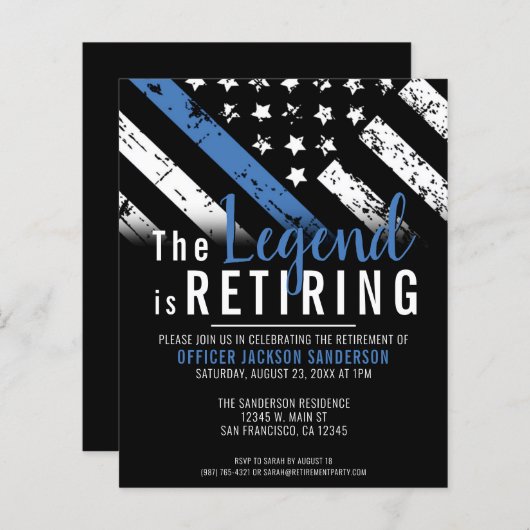 Party für die Blaue Linie der Haushaltspolizei (Vorne/Hinten)