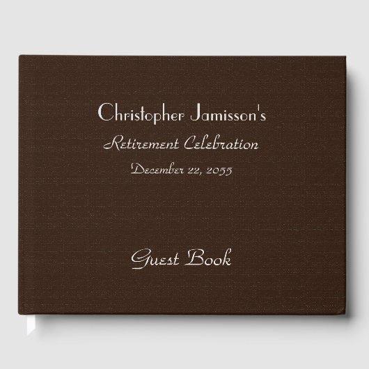 Party für die Einschreibungen in Büchern Imitate t Gästebuch (Vorderseite)