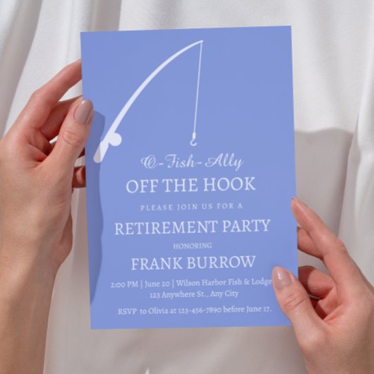 Party für die Einstellung der Fischerei Einladung