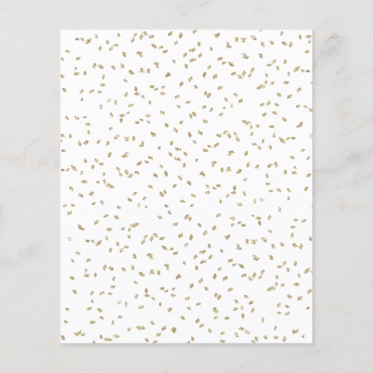 Party für die Einstellung von Haushalten Confetti- (Rückseite)